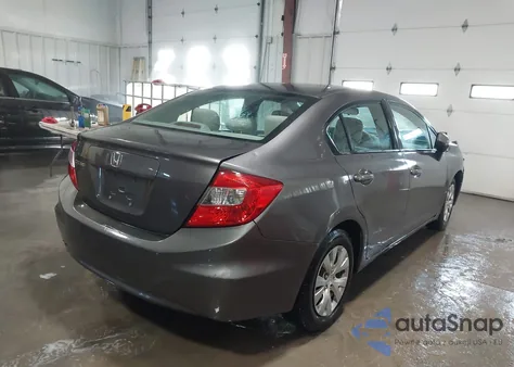 2012 Honda Civic Lx z USA, uszkodzony, nr VIN 19XFB2F53CE076293